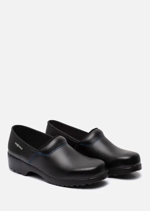 Strövels Flex 933 Schwarz OB Clog