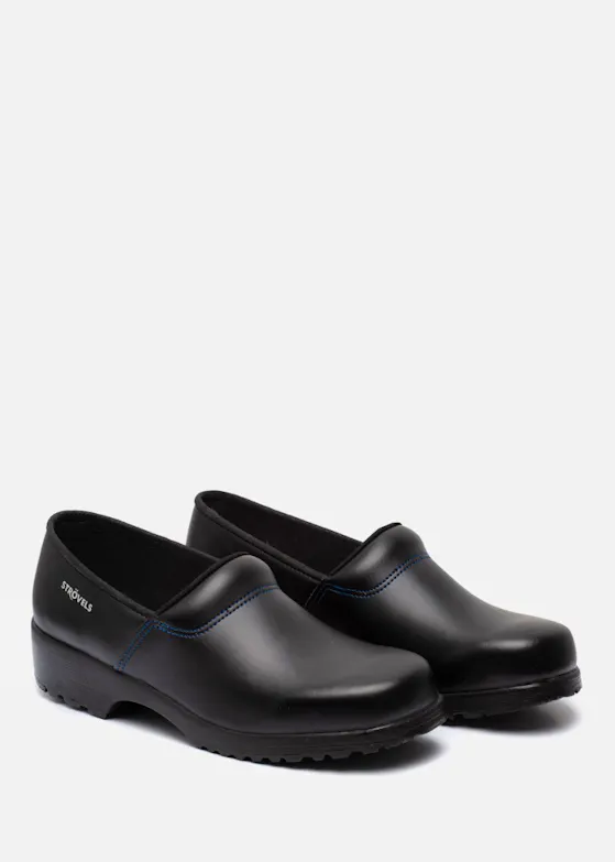 Strövels Flex 933 schwarz OB Clog
