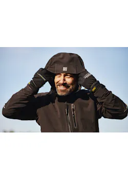 Snickers Workwear Flexiwork, Waterdicht Soft Shell Jack met Capuchon 1218 miniatuur