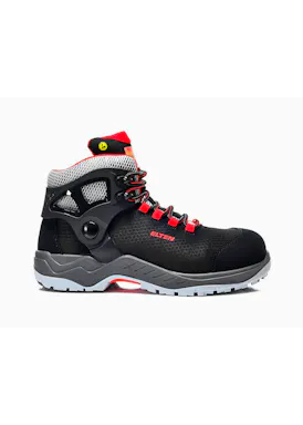 Elten Arturo Black-Red Mid ESD S3