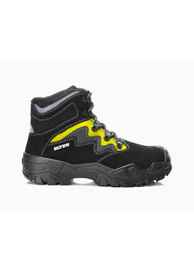 Elten Mick Black-Green Mid ESD S3S