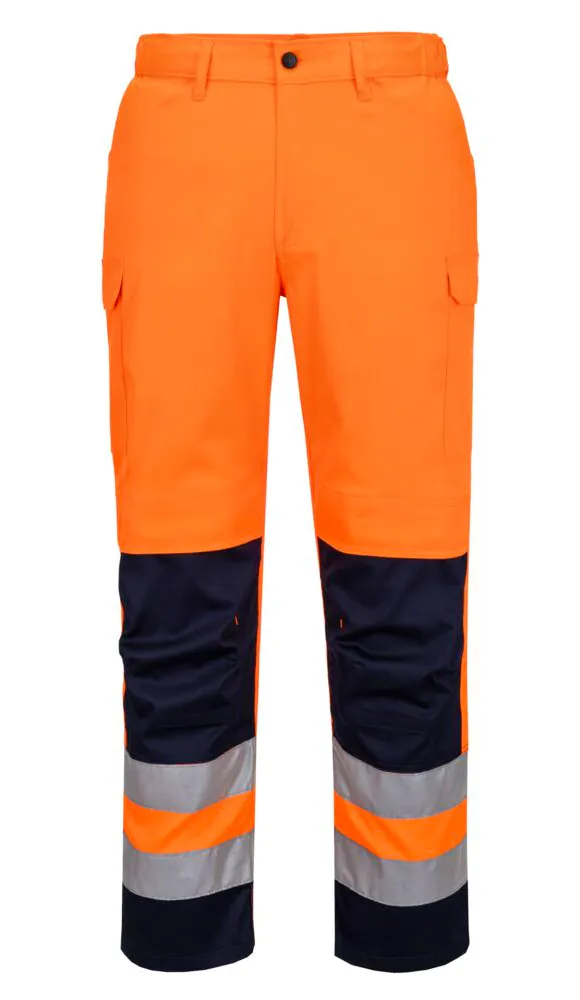 High Vis Orange/Marineblau