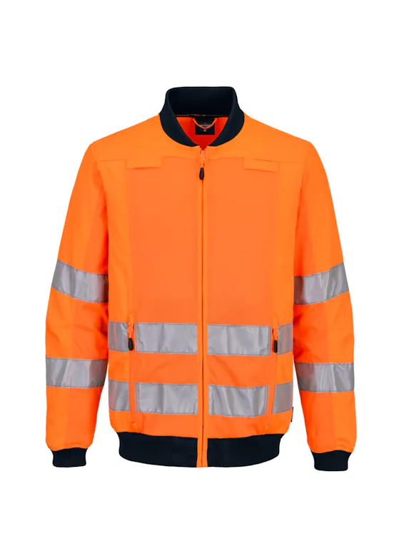 Portwest Werkjack T164 Hi-Vis Mesh Panel Stretch Reflecterend