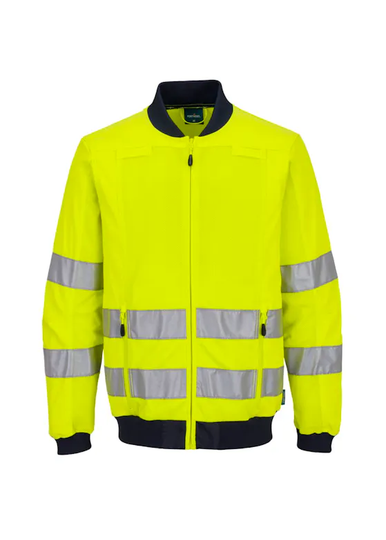 Portwest Werkjack T164 Hi-Vis Mesh Panel Stretch Reflecterend