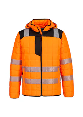Portwest PW3 Square Baffle Jack T165 Hi-Vis Winddicht Waterafstotend UV-bescherming