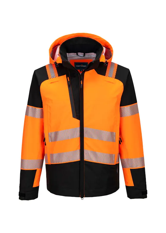 Portwest PW3 Regenjas T166 (3L) Hi-Vis Waterdicht Winddicht UV-bescherming