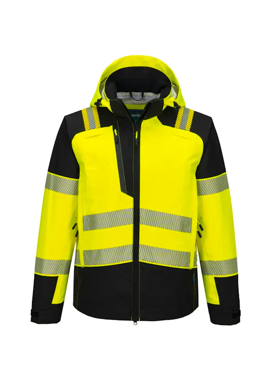 Portwest PW3 Regenjas T166 (3L) Hi-Vis Waterdicht Winddicht UV-bescherming