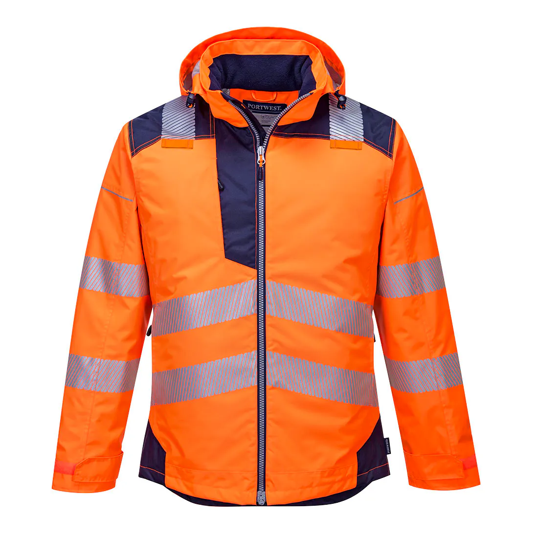 orange/marineblau