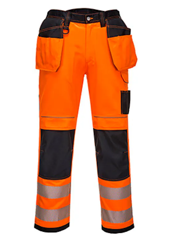 Portwest PW3 Hi-Vis Werkbroek T501 Extra Kort