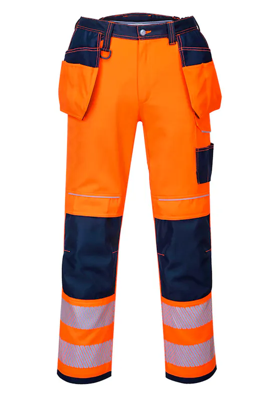 Portwest PW3 Hi-Vis Werkbroek T501 Extra Kort