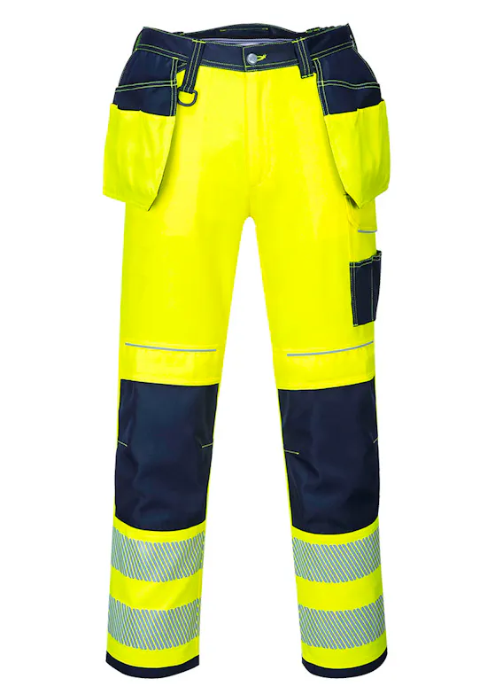 Portwest PW3 Hi-Vis Werkbroek T501 Extra Kort