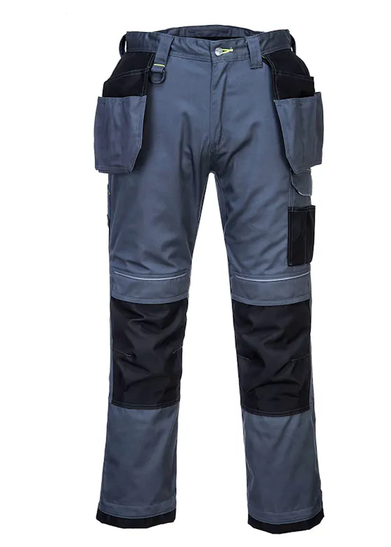 Portwest PW3 Arbeitshose mit Holstertaschen T602, extra kurz