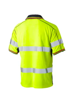 Bisley EK1219T Poloshirt Taped Hi Vis Polyester Mesh miniatuur