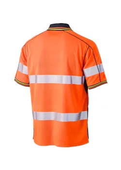 Bisley EK1219T Poloshirt Taped Hi Vis Polyester Mesh miniatuur