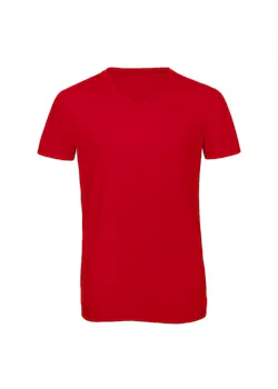 B&C Triblend BCTM057 T-Shirt V-Neck Regular Fit miniatuur