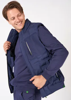 Tricorp Puffer 402710 Bodywarmer Winddicht Waterafstotend Rewear miniatuur