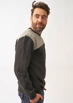 Tricorp 302013 Sweater Regular Fit Bicolor Naden miniatuur