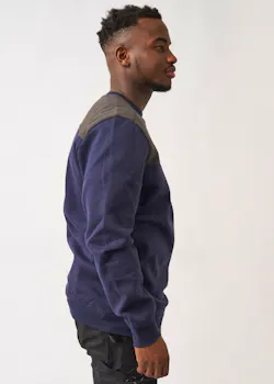Tricorp 302013 Sweater Regular Fit Bicolor Naden miniatuur