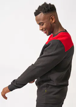 Tricorp 302013 Sweater Regular Fit Bicolor Naden miniatuur
