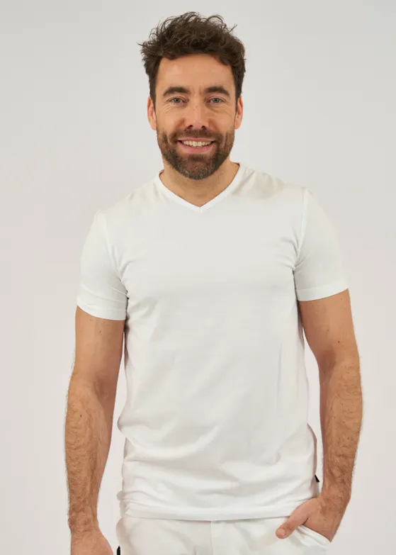 Tricorp T-Shirt Elasthan Slim-Fit V-Ausschnitt 101012