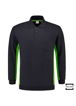 Tricorp TS2000/302001 Langarmpolo Bicolor Brusttasche thumbnail