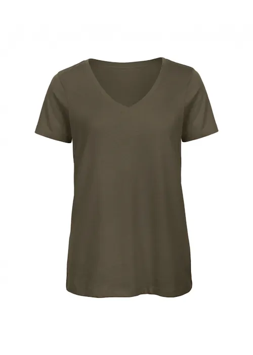 B&C Inspire BCTW045 V T-shirt Regular Fit Dames