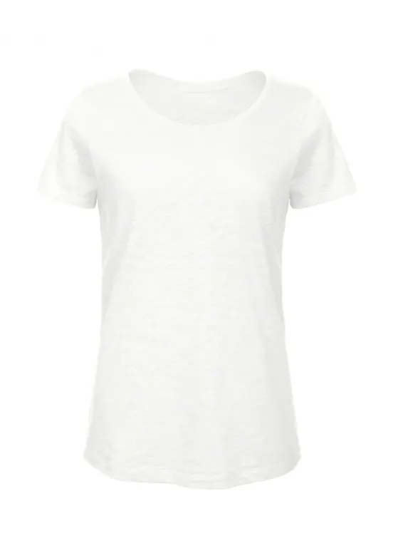 B&C Inspire Slub BCTW047 T-shirt Regular Fit Dames