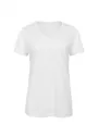 B&C Triblend BCTW058 T-Shirt V-Neck Regular Fit Dames miniatuur
