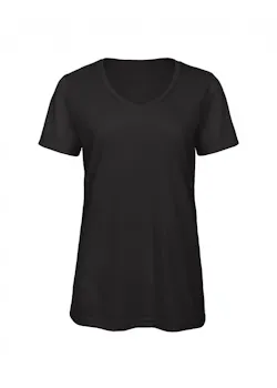 B&C Triblend BCTW058 T-Shirt V-Neck Regular Fit Dames miniatuur