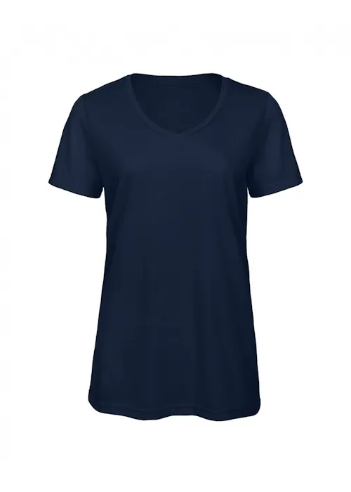 B&C Triblend BCTW058 T-Shirt V-Neck Regular Fit Dames