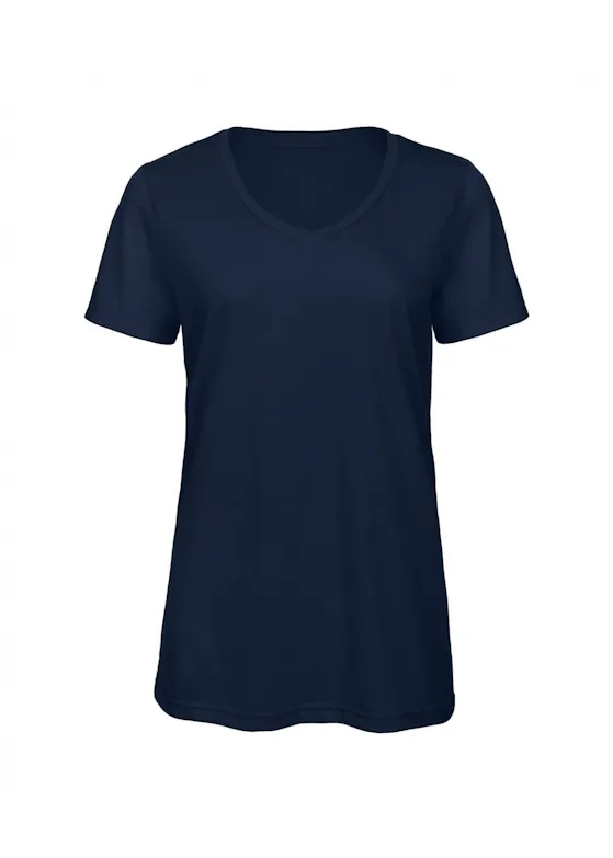 B&C Triblend BCTW058 T-Shirt V-Neck Regular Fit Dames