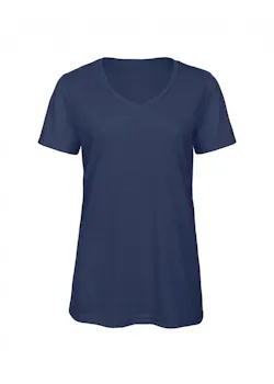 B&C Triblend BCTW058 T-Shirt V-Neck Regular Fit Dames miniatuur