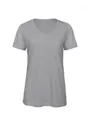 B&C Triblend BCTW058 T-Shirt V-Neck Regular Fit Dames miniatuur