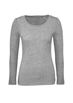 B&C Inspire BCTW071 T-shirt Long Sleeve Regular Fit Dames miniatuur