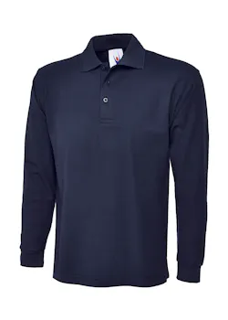 Uneek Longsleeve Classic UC113 Poloshirt Regular Fit miniatuur