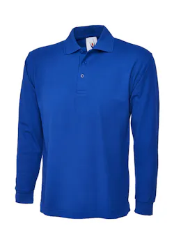 Uneek Longsleeve Classic UC113 Poloshirt Regular Fit miniatuur