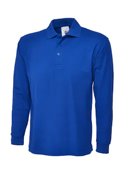 Uneek UC113 Poloshirt Classic Lange Mouw Regular Fit miniatuur