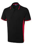 Zwart/rood