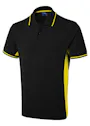 Uneek UC117 Poloshirt Bicolor Regular Fit miniatuur