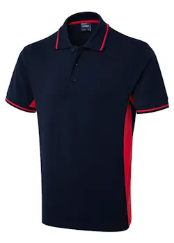 Uneek UC117 Poloshirt Bicolor Regular Fit miniatuur
