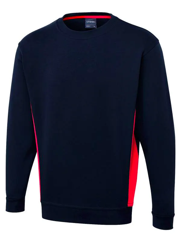 Marineblau/rot