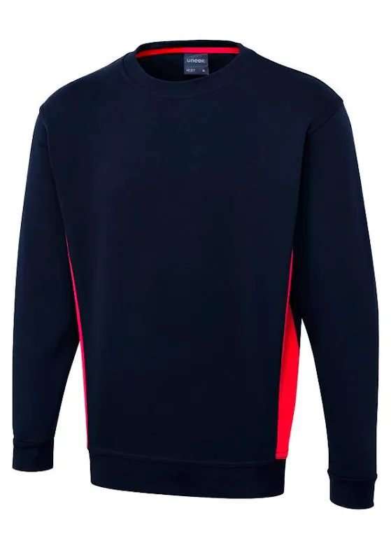 Uneek UC217 Bicolor Sweatshirt Regular Fit