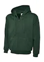 Uneek UC504 Sweater met Rits Classic Hooded Regular Fit miniatuur
