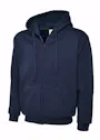 Uneek UC504 Sweater met Rits Classic Hooded Regular Fit miniatuur