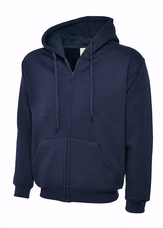 Uneek UC504 Sweater met Rits Classic Hooded Regular Fit