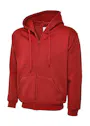 Uneek UC504 Sweater met Rits Classic Hooded Regular Fit miniatuur