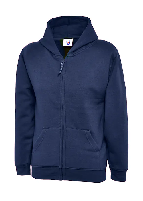 Uneek UC506 Sweater met Rits Classic Hooded Regular Fit Kinderen