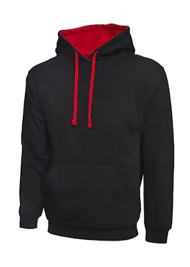 Uneek UC507 Sweater Contrast Hooded Regular Fit