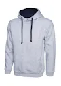 Uneek UC507 Sweater Contrast Hooded Regular Fit miniatuur