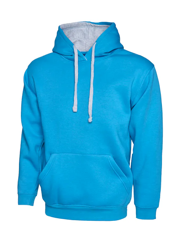 Uneek UC507 Sweater Contrast Hooded Regular Fit
